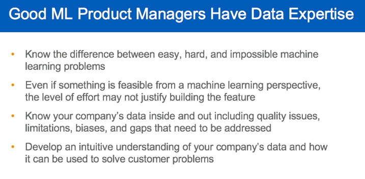 Good ML Product Managers Have Data Expertise